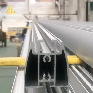 주문 알루미늄 프로파일 강화 유리 슬라이딩 도어 트랙 알루미늄 유약 채널 맞춤형