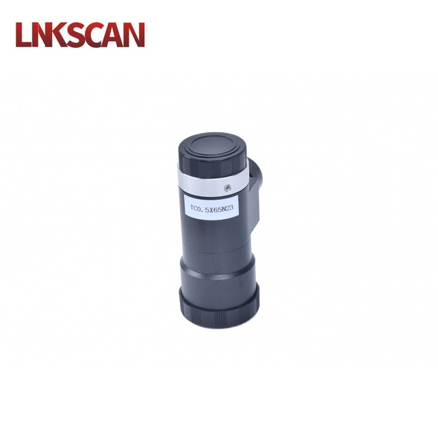LINKSCAN High-Precision Industrial Telecentric Lens 0.5 Optical Magnification 2/3" for Machine Vision Detection WD=65mm Focal