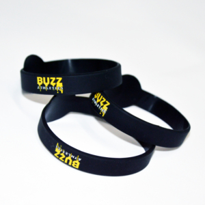 Bracelets en silicone personnalisés de haute qualité avec logo en relief, bracelets promotionnels sportifs - Product Image 3