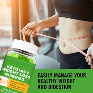 Gomitas de Vinagre de Sidra de Manzana para Adelgazar, Marca Privada, Detox, Pérdida de Peso, Dieta <span class=keywords><strong>Keto</strong></span>, Apoyo al Metabolismo para Adultos - Product Image 3
