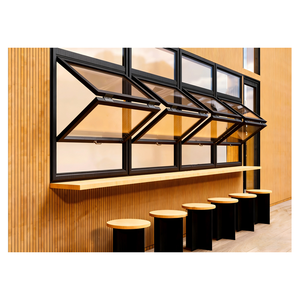 Fenêtre pliante horizontale en alliage d'aluminium, verre Low-E, contrôle <span class=keywords><strong>solaire</strong></span>, <span class=keywords><strong>protection</strong></span> UV, insonorisation, coupe-vent, multi-usage - Product Image 4