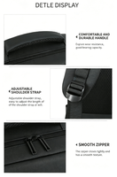 Sac à dos professionnel 2026 pour ordinateur portable, fermeture éclair et à fermoir, étanche, grande capacité, bretelles à coussin d'air pour les voyages d'affaires