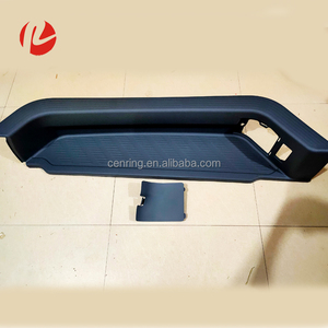 Estribos Laterales para <span class=keywords><strong>Puerta</strong></span> Central <span class=keywords><strong>sin</strong></span> Luz para Hiace 2005 en Adelante, Volante a la Derecha e Izquierda, ABS Negro y Gris - Product Image 3