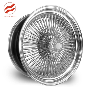 Cerchi a Raggi SW 18x8 20x8 22x8 24x10 Pollici, 100 150 204 Raggi, Stile Standard, Cromati, Cerchi a Raggi da 20 Pollici per <span class=keywords><strong>Auto</strong></span> Classiche <span class=keywords><strong>Impala</strong></span> - Product Image 1