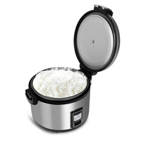 Cuisinière à riz électrique nouvelle génération avec chauffage 3D, corps en acier inoxydable, maintien au chaud automatique, 35 tasses