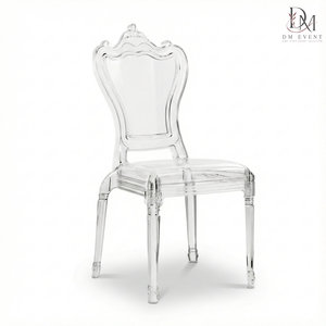 เก้าอี้ใสแบบซ้อนได้ DM EVENT PC Crystal Chair สำหรับโรงแรม ดีไซน์ร่วมสมัย พนักพิงแข็งแรง ขาเรียว ใช้ภายในอาคาร - Product Image 3
