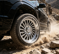 Nouvelles Jantes Forgées BEST WHEEL 26x16 28x16 Pouces à Profil Profond Forgées 4x4 Tout-Terrain 8x180 8x6.5 6x5.5 Polies pour Camionnettes Silverado
