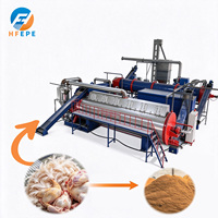 Machine de traitement des plumes en acier inoxydable HFEPE pour la production d'aliments pour animaux