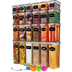 Hot Sale Food Plastic Kitchen Storage Containers Plastic Set Storage