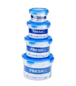 Pot hermtique à large bouche en plastique, fait sur mesure et bon marché, épices, thé, café, avec couvercle facile - Product Image 5