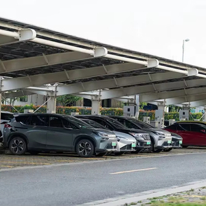 Xz Tùy Chỉnh Khung Thép Không Gỉ Carport Phong Cách Đơn Giản Cảnh Quan Năng Lượng Mặt Trời Bóng Râm Tán Cho Xe Đậu Xe Nhà Để Xe Cab Hóa Chất - Product Image 6