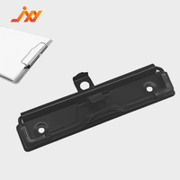 Presse-papiers noir avec crochet et porte-stylo en plastique pince en métal pour accessoire de dossier scolaire et de bureau