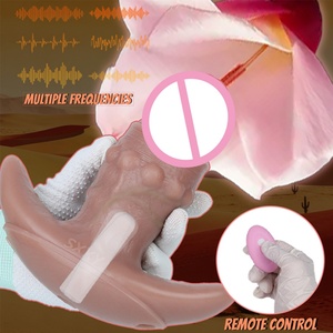 S8612 Dildo con base de anclaje de silicona y cuentas de glande, con correa de atadura, juguete de rol BDSM compatible, plug anal apto para principiantes - Product Image 3