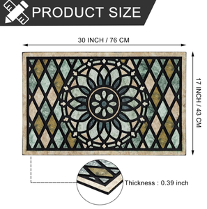 Tapis de porte de bienvenue Paillasson avant Extérieur pour l'entrée de la maison Tapis d'extérieur pour l'entrée extérieure Paillasson Tapis d'entrée - Product Image 2