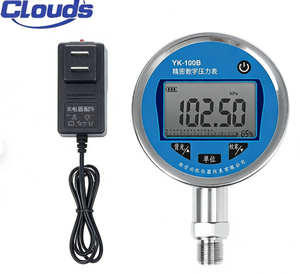 클라우즈 YK-100B 디지털 압력계 스테인리스 스틸 케이스 <span class=keywords><strong>250MPa</strong></span> 범위 0.1% 정확도 5자리 동적 디스플레이 리튬 배터리 구동 - Product Image 5