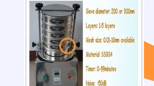 Agitateur de tamis de laboratoire standard en acier inoxydable électrique, diamètre 200 mm 300 mm - Product Image 3