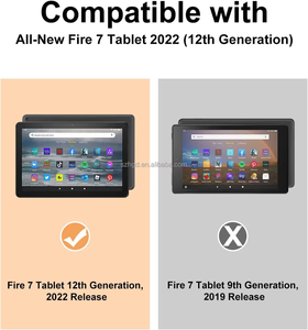 Étui de tablette pliable léger et résistant aux chocs pour Kindle Fire 7, populaire auprès des étudiants et des écoles en 2022, pour une utilisation quotidienne - Product Image 2