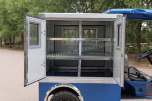 CE 승인 2 인승 골프 버기 전기 카트 하우스 키핑 골프 카트 화물 상자 폐쇄 트럭 - Product Image 3