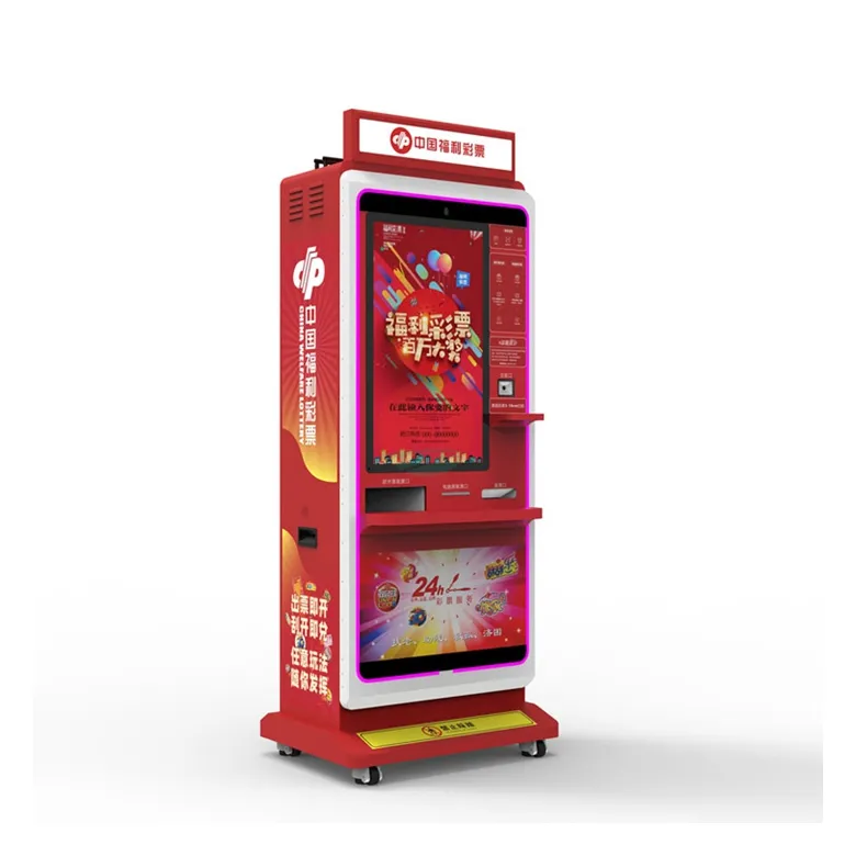 Winkelcentra Loterij Kiosk Ticket Automaat Oem Odm Service