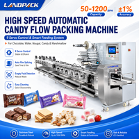 Machine d'emballage et de conditionnement automatique pour biscuits individuels, bonbons, friandises, gaufrettes, barres chocolatées