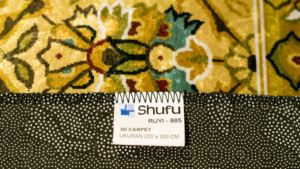 Shufu personnalisé anti-dérapant en caoutchouc naturel tapis Anti-allergique brillant facile à nettoyer motif abstrait Durable Non toxique pour le bureau à domicile - Product Image 6