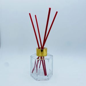 50ml for <b>Reed</b> <b>Diffuser</b> Bottle Empty Glass Jar with Plastic Cap for DIY Aromatherapy Replacement Rattan - Product Image 6