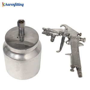 Pistolet de pulvérisation HVLP à corps forgé, alimentation par aspiration, buse anodisée de 1,5 mm, gobelet de 750 ml pour vernis, couche de finition, pulvérisation de voitures, bois et meubles -001 - Product Image 5
