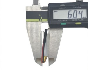 קטן גודל ליתיום יון פולימר כוח גדול <span class=keywords><strong>3.7V</strong></span> 602530 380mAh סוללה נטענת מיני שטוח תא <span class=keywords><strong>li</strong></span> יון - Product Image 2