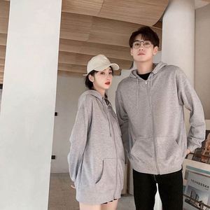 Sweat à capuche zippé en coton 700 g/m² – Vente en gros, haute qualité, logo personnalisé, lourd, streetwear, coupe oversize - Product Image 3