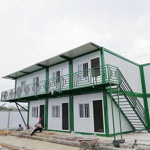 Garage préfabriqué moderne en usine à faible coût avec structure isolée en paquet plat garage préfabriqué antisismique - Product Image 1