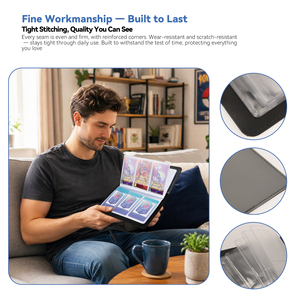 Classeur portable personnalisable pour <span class=keywords><strong>cartes</strong></span> à collectionner, album de collection pour <span class=keywords><strong>cartes</strong></span> à collectionner, classeur pour <span class=keywords><strong>cartes</strong></span> à collectionner Toploader - Product Image 4
