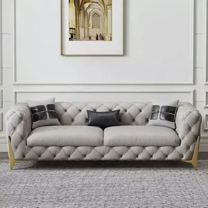 Kaki furnitur emas kaki penyangga berat dengan kaki sofa baja tahan karat untuk penjualan kaki kursi kabinet meja sofa