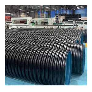 Tubería de Pared Estructural de HDPE, Tubería de Enrollamiento Tipo B, Tubo Krah para Descarga de Aguas Residuales - Product Image 6