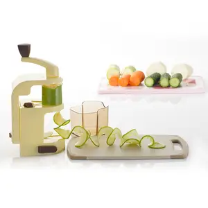 Iyi satış Spiralizer çok fonksiyonlu mutfak robotu el spiravegetable sebze spiral dilimleyici