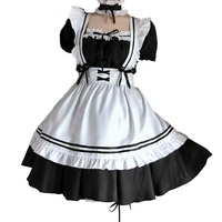 Tenue de femme de chambre japonaise COS, robe d'étudiante mignonne, ensemble de costume Lolita Big Brother, taille grande, quotidien