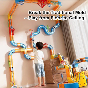 Set di Trenini Magnetici Personalizzati, Giocattoli Educativi con Pista Orbitale a Levitazione <span class=keywords><strong>per</strong></span> Bambini - Product Image 3