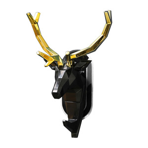 Antler Hooks Wall Mounted Storage With Strong Adhesive For Kitchen Bathroom Use 1-3kg Load Capacity Contemporary Design - Product Image 5