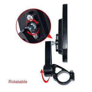 Nuevo Espejo Retrovisor Manual para Coche Eléctrico y Motocicleta, Cristal Azul Antideslumbrante - Product Image 3