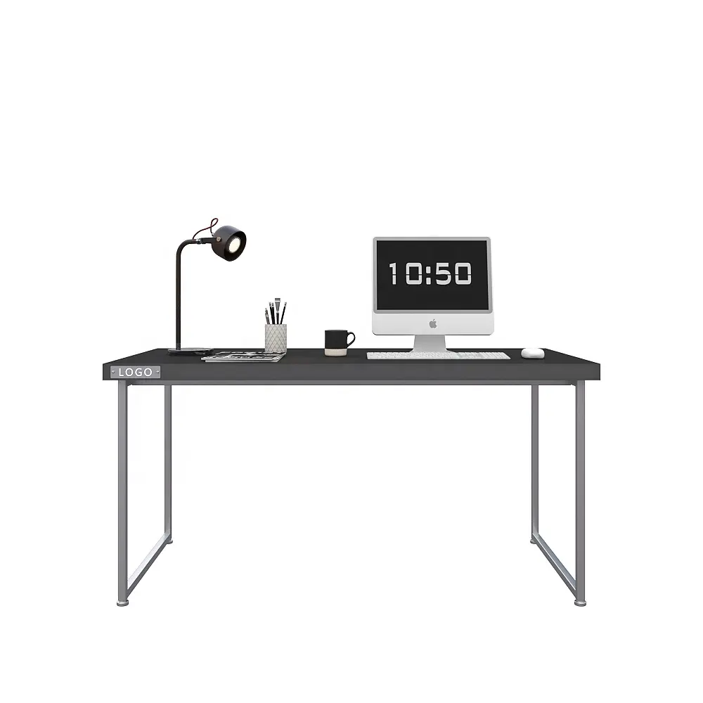 Neue Marke Möbelladen Vertriebspartner Kiefer Brett Eisenrohr Holzschreibtisch Bürotisch Tisch für Computer