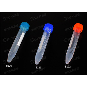 Tubes de centrifugation jetables Suyi Medical 10 ml à fond pointu, en PP, modèle B118 - Product Image 1