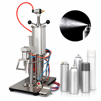 Machine de remplissage automatique d'aérosols pour gouttes oculaires, désodorisants, parfums et huiles en polyuréthane