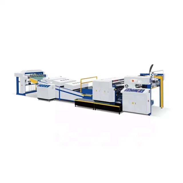 Macchina per la produzione di prodotti in carta completamente automatica macchina per verniciatura a punti UV e vernice