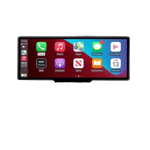 10.26 "4K Dash Cam gương chiếu hậu máy ảnh Wifi Carplay & <span class=keywords><strong>Android</strong></span> tự động ống kính kép Xe DVR <span class=keywords><strong>Video</strong></span> Recorder GPS 24h công viên AUX BT ứng dụng - Product Image 1