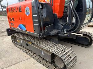 Used Hitachi ZX70 Mini Excavator 7 Ton Japan Original Compact Crawler <b>Digger</b> With Dozer Blade In Stock Shanghai - Product Image 4