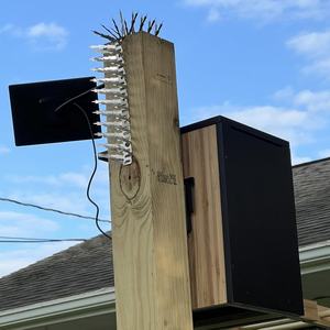 Barreaux <span class=keywords><strong>anti</strong></span>-escalade en acier inoxydable argenté, pointes <span class=keywords><strong>anti</strong></span>-oiseaux, écologiques, imperméables, taille personnalisée, pour usage extérieur sur arbres, clôtures, toitures - Product Image 5