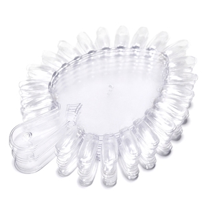 10 pièces de présentoirs d'échantillons de couleur en ABS en forme de cœur pour ongles, pour la pratique des faux ongles et les nuanciers de manucure - Product Image 6