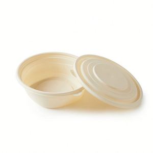 Tazón de Almidón de Maíz Biodegradable con Tapa, Ecológico, para Sopa, Ensalada, Fideos, Lonchera Grande de 2Oz 4Oz - Product Image 2