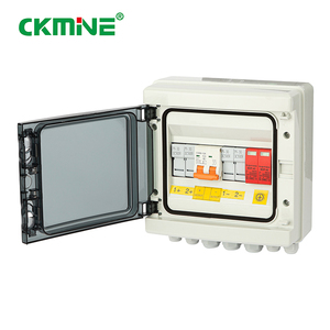 CKMINE <strong>Solar</strong> Power <strong>System</strong> IP65 2 String <strong>Array</strong> 2 in 1 Out DC Waterproof 32A PV Combiner Box for Outdoor <strong>Solar</strong> Panel <strong>System</strong> - Product Image 2