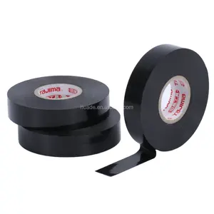 High Quality Strong Adhesive Flame Retardant RoHS Approved Shiny Electrical Insulating PVC Black Tape