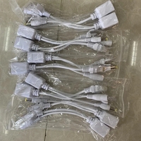 Répartiteur de câble passif PoE 12V Power Over Ethernet Répartiteur PoE et câble d'injecteur pour caméra IP